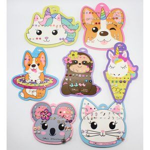 140 Pairs of Earrings on Adorable Animal Theme Cards